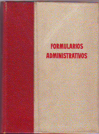 FORMULARIOS ADMINISTRATIVOS.