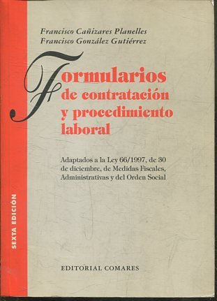 FORMULARIOS DE CONTRATACION Y PROCEDIMIENTO LABORAL.