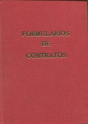 FORMULARIOS DE CONTRATOS.