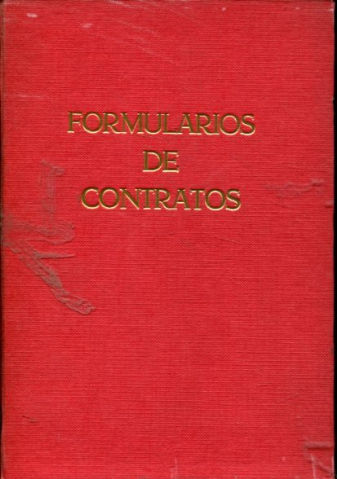 FORMULARIOS DE CONTRATOS.