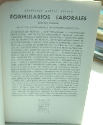 FORMULARIOS LABORALES.