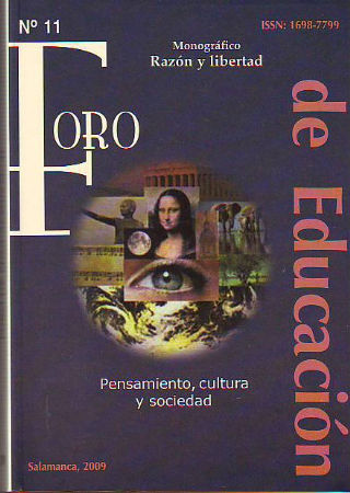 FORO DE EDUCACION Nº 11. MONOGRAFICO RAZON Y LIBERTAD.