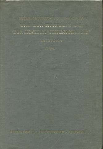 FORSCHUNGEN ZUR LOGIK UND ZUR GRUNDLEGUNG DER EXAKTEN WISSENSCHAFTEN.