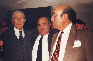 FOTOGRAFIA DEL ACTOR MANOLO GOMEZ BUR EN UNA FIESTA.