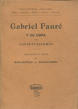 GABRIEL FAURE Y SU OBRA.