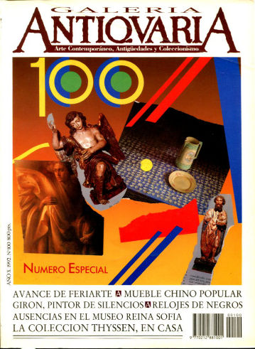 GALERIA ANTIQUARIA Nº 100, NOVIEMBRE 1992.