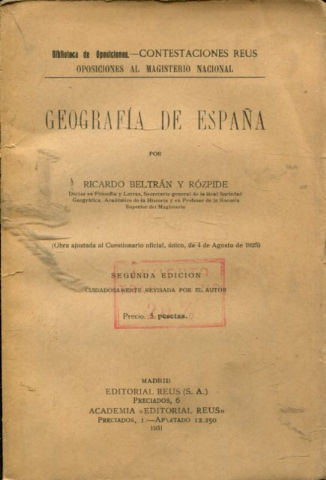 GEOGRAFIA DE ESPAÑA.