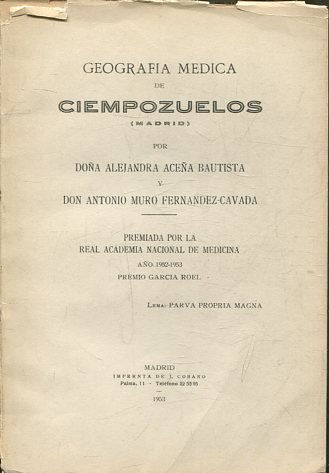 GEOGRAFIA MEDICA DE CIEMPOZUELOS