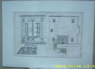 GRABADO AL COBRE-GRAVURE SUR CUIVRE: DEVELOPEMENT DE LA MACHINE APPLIQUEE AU PONT DE NOTRE DAME A PARIS.