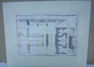 GRABADO AL COBRE-GRAVURE SUR CUIVRE: ELEVATION DE L'ACQUEDUC PONT DE TREBES, SUR LE QUEL PASSE LE CANAL DE LANGUEDOC, DANS LA PARTIE DU DIOCESE DE CARCASSONE.