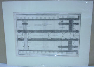 GRABADO AL COBRE-GRAVURE SUR CUIVRE: PLAN A VUE D'OISEAU DES ECLUSES DE MUYDEN QUI MONTRE LA POSITION DES PORTES BATANTES ET TOURNANTES.