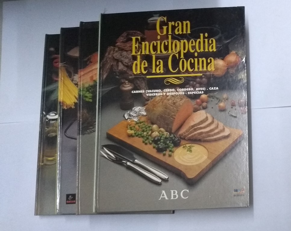 Gran Enciclopedia de la Cocina, 4 tomos