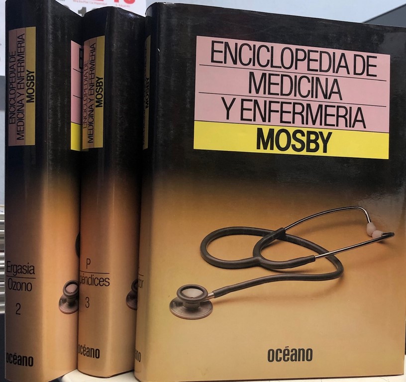 GRAN ENCICLOPEDIA DE MEDICINA Y ENFERMERIA MOSBY (3 VOLUMENES).