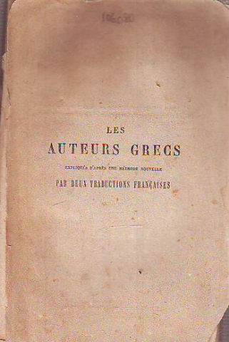 GUERRE DE PELOPONESE, DEUXIEME LIVRE. LES AUTEURS GRECS EXPLIQUES D'APRES UNE METHODE NOUVELLE PAR DEUS TRADUCTIONS FRANÇAISES.