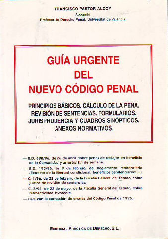 GUIA URGENTE DEL NUEVO CODIGO PENAL.