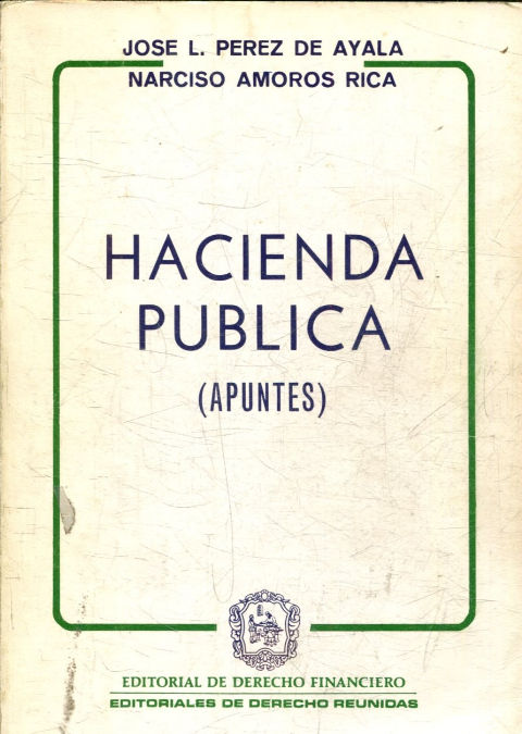 HACIENDA PUBLICA. (APUNTES)