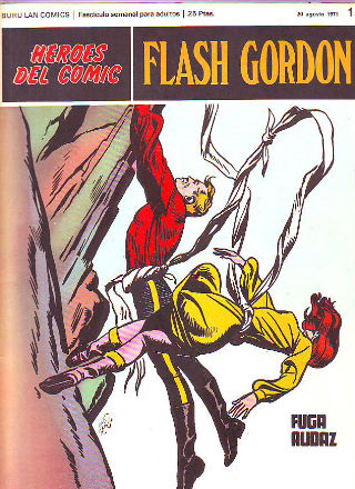 HEROES DEL COMIC. FLASH GORDON Nº 15. FUGA AUDAZ.