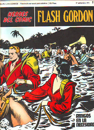 HEROES DEL COMIC. FLASH GORDON Nº 19. AMIGOS EN LA NECESIDAD.