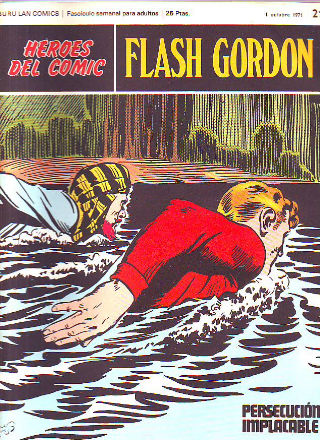 HEROES DEL COMIC. FLASH GORDON Nº 21. PERSECUCION IMPLACABLE.