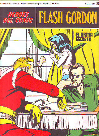 HEROES DEL COMIC. FLASH GORDON Nº 35 EL ARMA SECRETA.