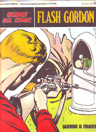 HEROES DEL COMIC. FLASH GORDON Nº 36 GUERRA A MUERTE.