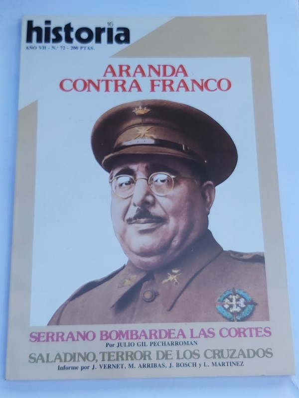 Historia 16. Aranda contra Franco