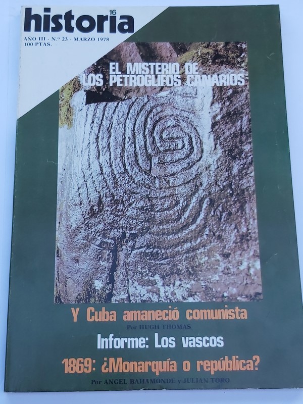 Historia 16. El misterio de los petroglifos canarios | Libros de segunda  mano baratos - Libros Ambigú - Libros usados