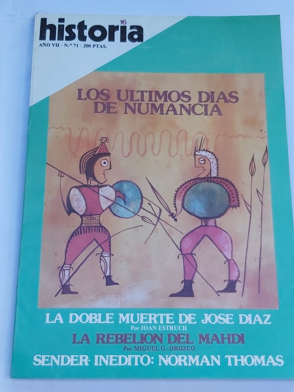 Historia 16. Los ultimos días de Numancia