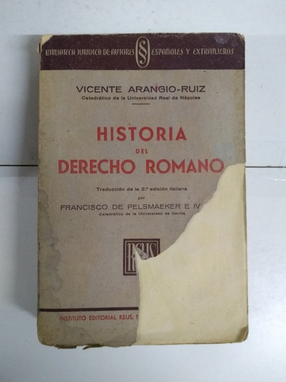 Historia del Derecho Romano