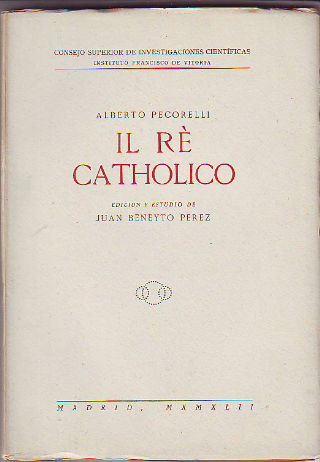 IL RÉ CATHOLICO.