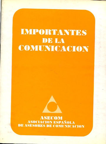 IMPORTANTES DE LA COMUNICACIÓN.