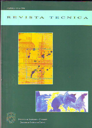 INSTITUTO DE AUDITORES-CENSORES JURADOS DE CUENTAS DE ESPAÑA. REVISTA TECNICA. 3ª EPOCA, Nº 4. 1994