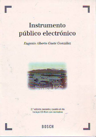 INSTRUMENTO PUBLICO ELECTRONICO + CD ROM.