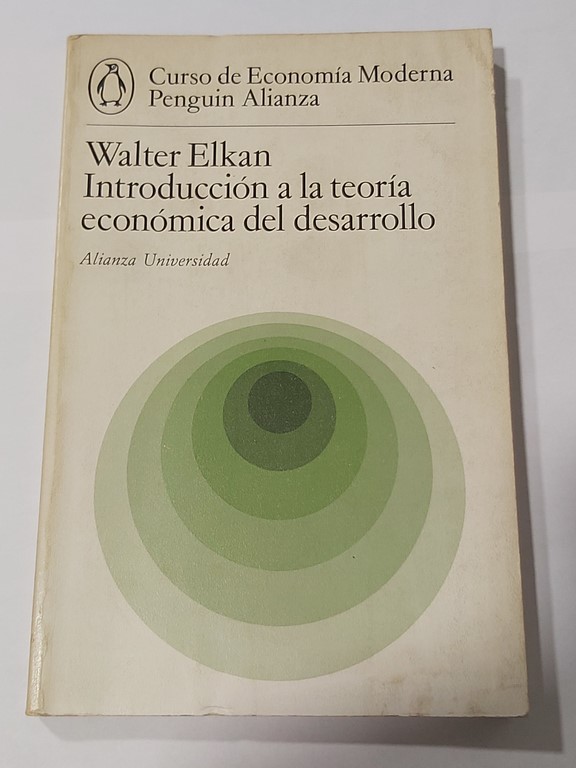 Introducción a la teoría económica del desarrollo