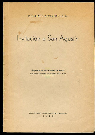 INVITACIÓN A SAN AGUSTÍN.