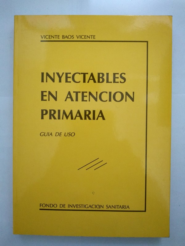 Inyectables en atención primaria