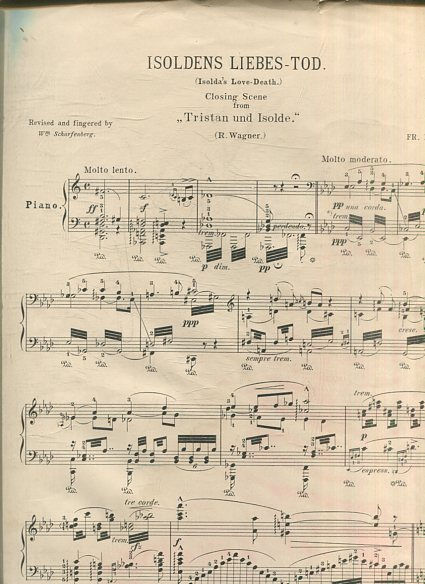 Isoldens Liebes-Tod = (Isolda's love-death) : closing scene from Tristan und Isolde (R. Wagner).