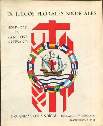 IX JUEGOS FLORALES SINDICALES. FESTIVIDAD DE SAN JOSE ARTESANO.