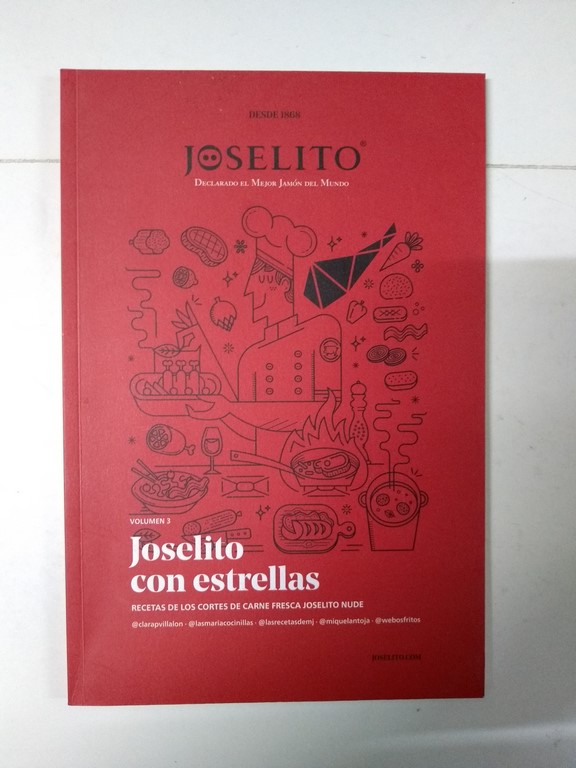 Joselito con estrellas. Recetas de los cortes de carne fresca Joselito Nude