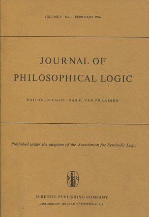 JOURNAL OF PHILOSOPHICAL LOGIC. VOLUME 5, No. 1, FEBRUARY 1976.