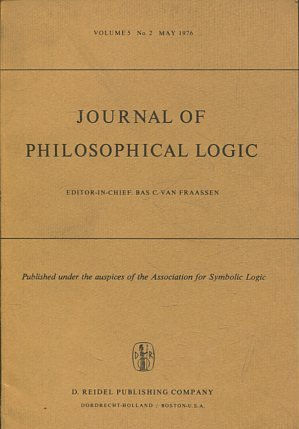 JOURNAL OF PHILOSOPHICAL LOGIC. VOLUME 5, No. 2, MAY 1976.