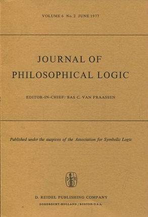 JOURNAL OF PHILOSOPHICAL LOGIC. VOLUME 6, No. 2, JUNE 1977.