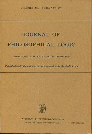 JOURNAL OF PHILOSOPHICAL LOGIC. VOLUME 8, No. 1, FEBRUARY 1979.