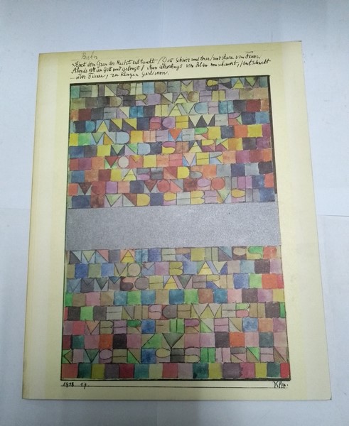 Klee. Oleo, acuarelas, dibujos y grabados. Marzo – Mayo, 1981