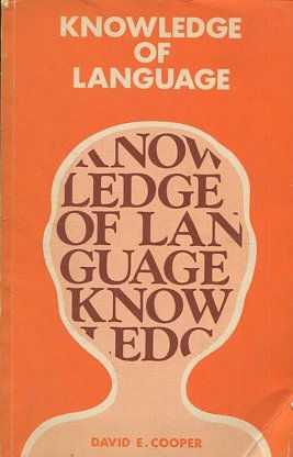 KNOWLEDGE OF LANGUAGE.