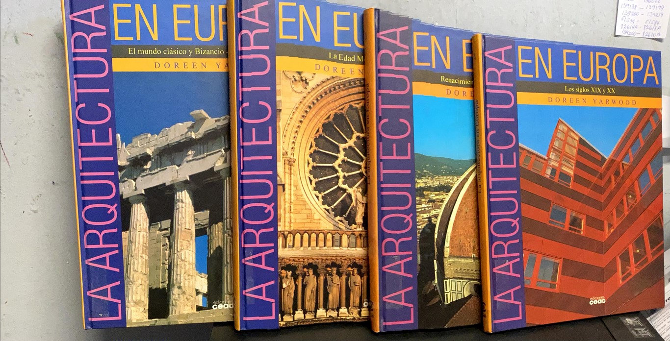 LA ARQUITECTURA EN EUROPA (4 VOLUMENES).