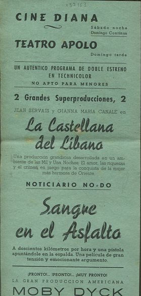 LA CASTELLANA DEL LIBANO/ NO-DO / SANGRE EN EL ASFALTO.