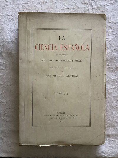 La ciencia española I