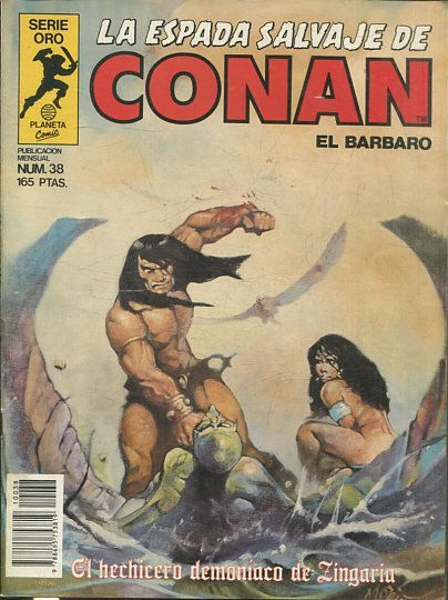 LA ESPADA SALVAJE DE CONAN EL BARBARO. SERIE ORO. NUMERO 38. SEGUNDA EDICION. COMICS FORUM.