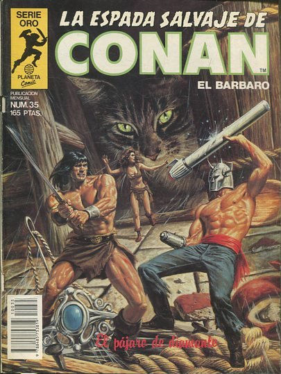 LA ESPADA SALVAJE DE CONAN EL BARBARO. SERIE ORO. NUMERO 35. SEGUNDA EDICION. COMICS FORUM.